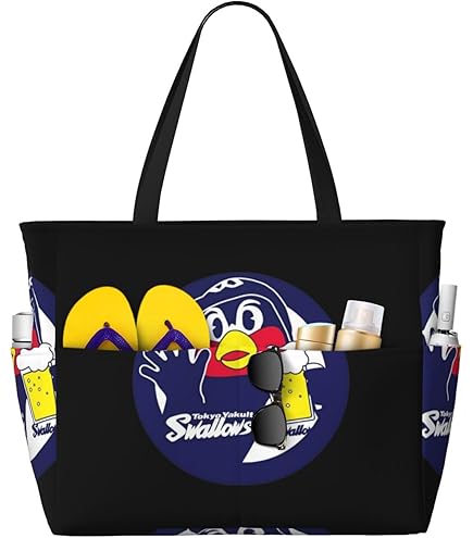 Amazon.co.jp: 東京ヤクルトスワローズ つば九郎 トートバッグ 大容量